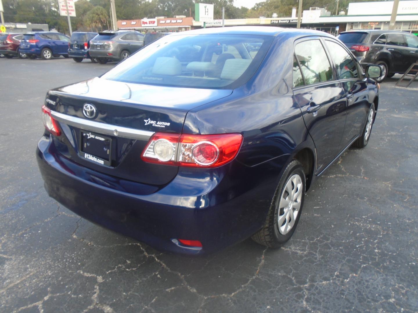 2012 Blue Toyota Corolla S 4-Speed AT (JTDBU4EE6C9) with an 1.8L L4 DOHC 16V engine, 4-Speed Automatic transmission, located at 6112 N Florida Avenue, Tampa, FL, 33604, (888) 521-5131, 27.954929, -82.459534 - Photo#3